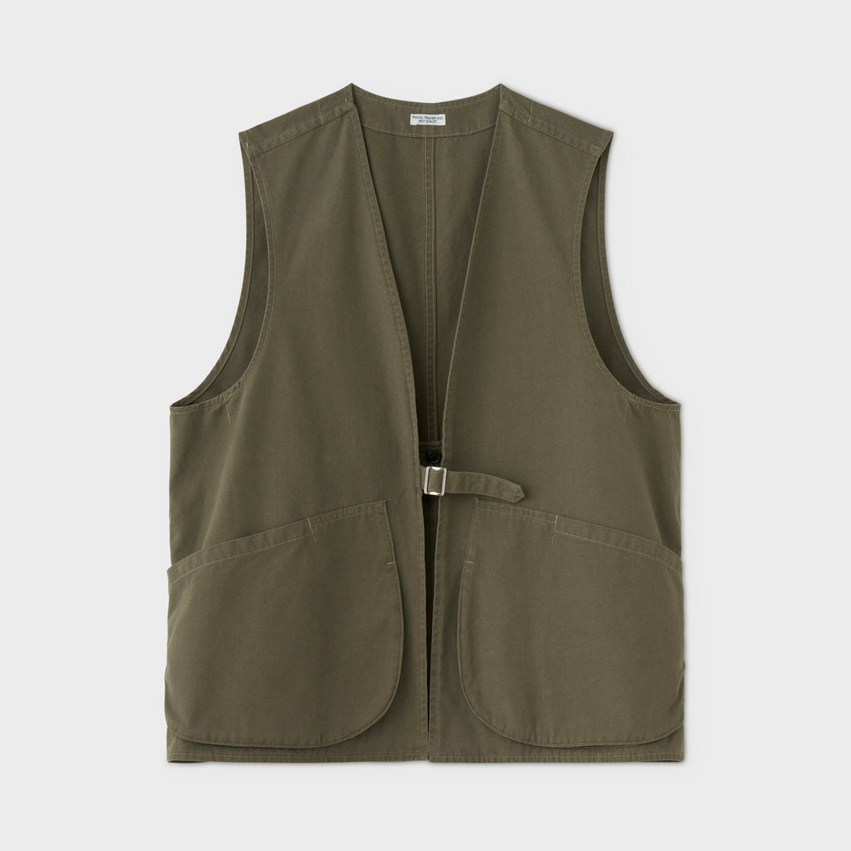 PHIGVEL - POPLIN CLOTH HUNTING VEST - F.OLIVE – anemoscope