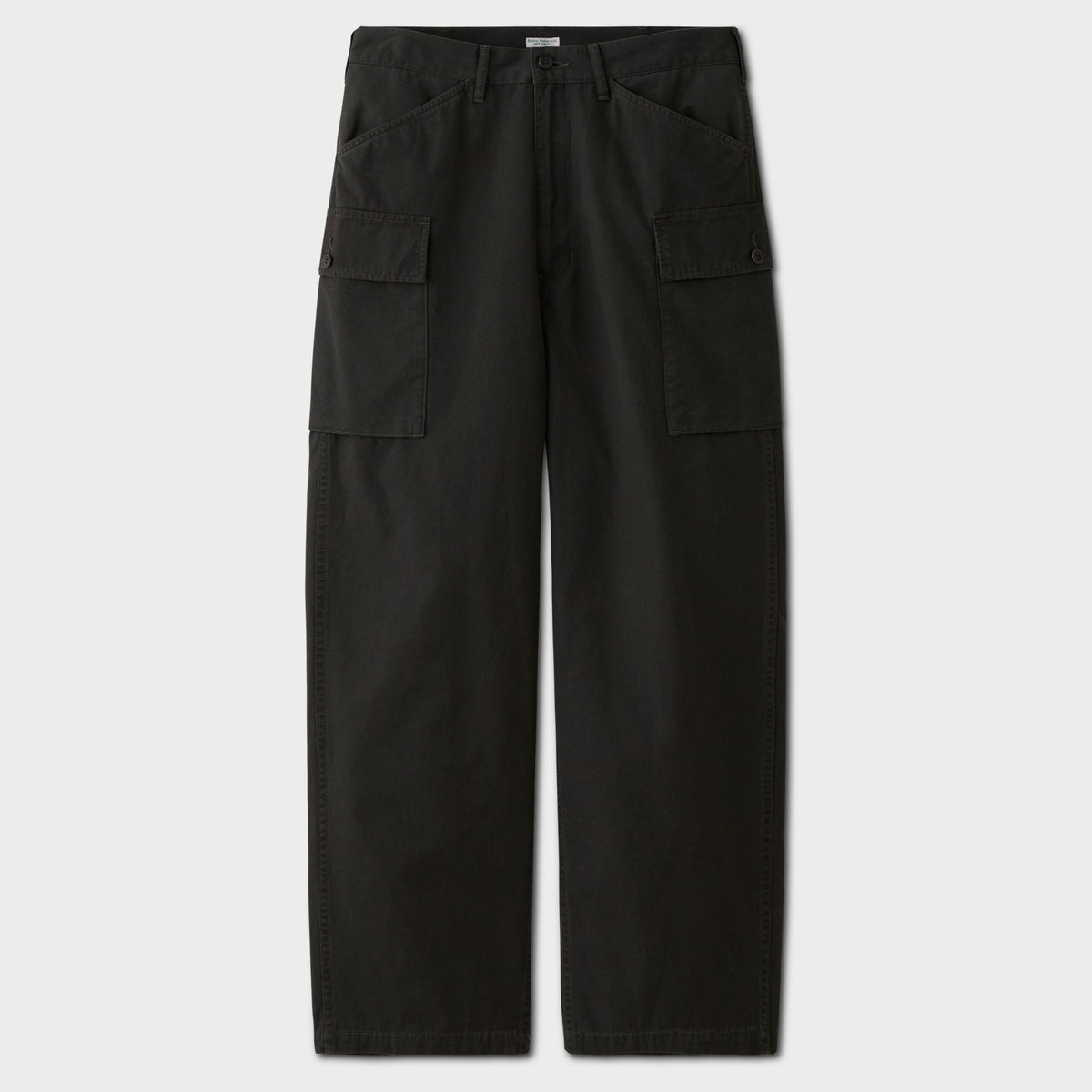 PHIGVEL - POPLIN CLOTH CARGO TROUSERS - F.CHARCOAL – anemoscope