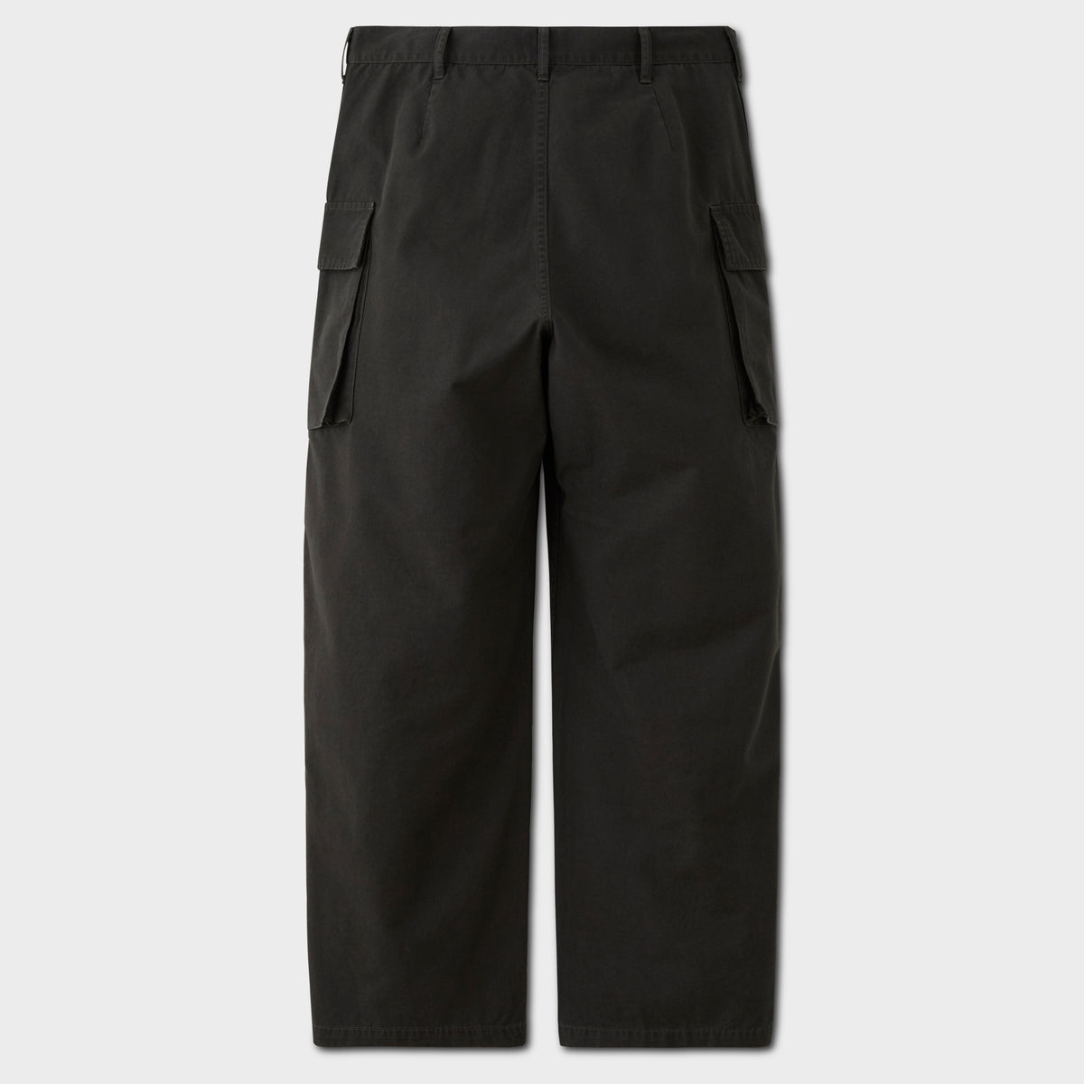 PHIGVEL - POPLIN CLOTH CARGO TROUSERS - F.CHARCOAL – anemoscope
