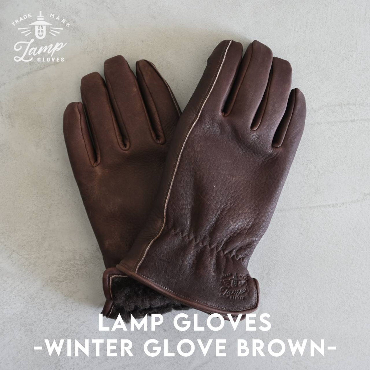Lamp gloves -Winter glove- BROWN – anemoscope