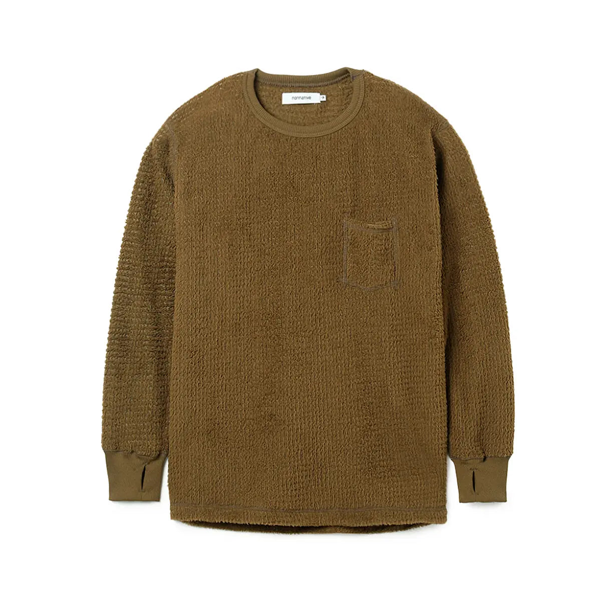 nonnative - DWELLER L/S TEE POLARTEC® ALPHA® DIRECT - COYOTE