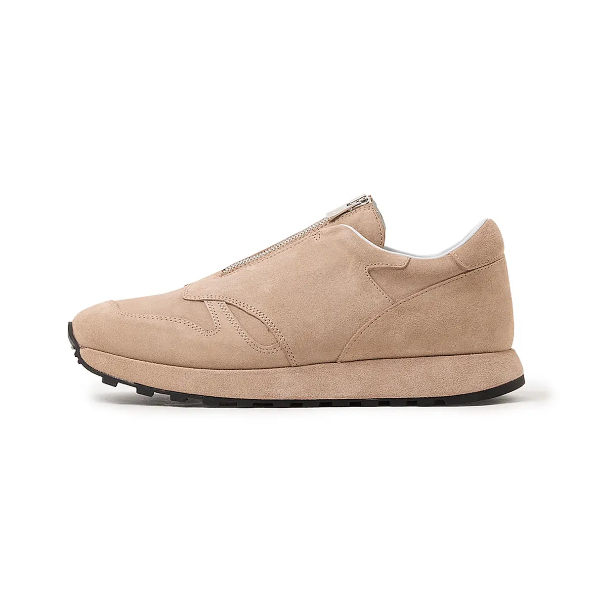 nonnative - DWELLER JOG TRAINER COW LEATHER by SABOR - SAND