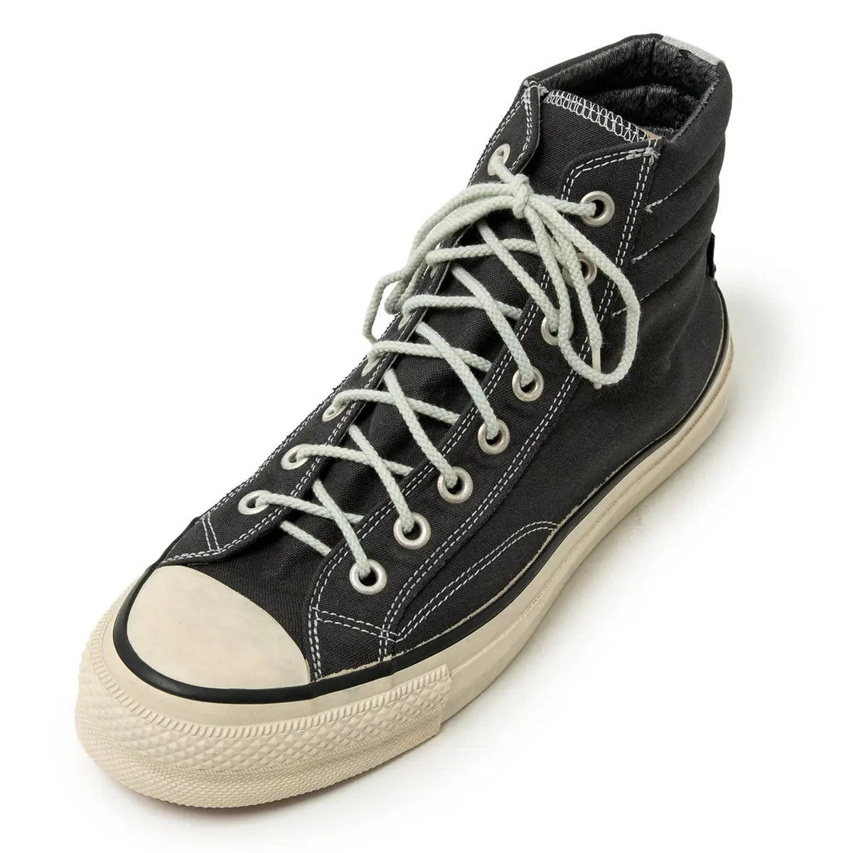 nonnative - DWELLER TRAINER 2 HI COTTON CANVAS OVERDYED WITH GORE