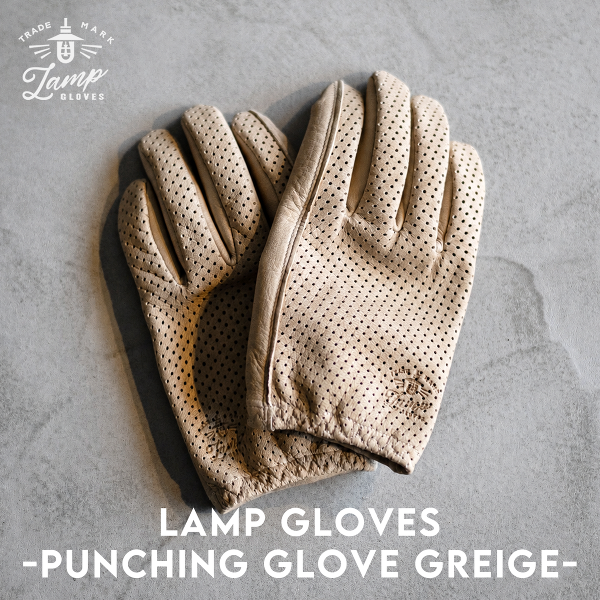 バイクウェア・装備 LAMP GLOVES PUNCHING GLOVE GREIGE XL Lamp gloves -Punching glove- Greige – anemoscope