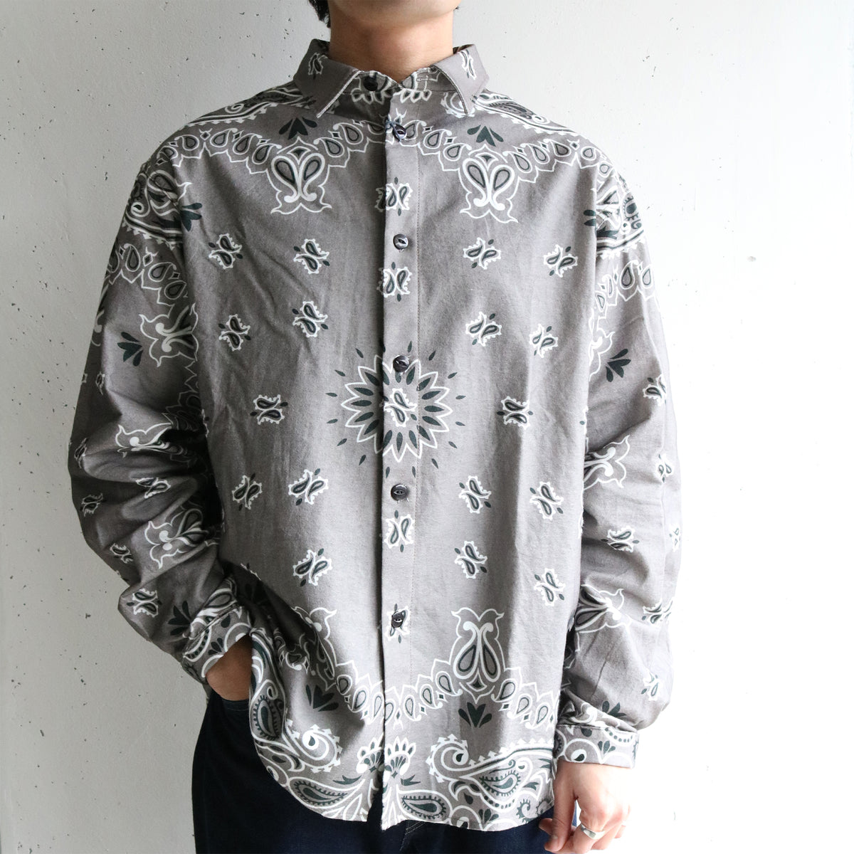 CHALLENGER / L/S BANDANNA CHAMBRAY SHIRT - fawema.org