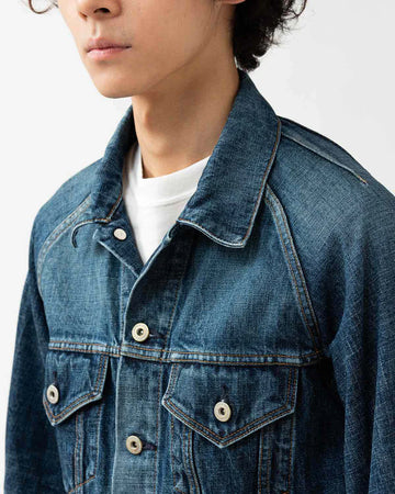 シルエットと質感にこだわるデニムジャケット「nonnative - TRUCKER BLOUSON」