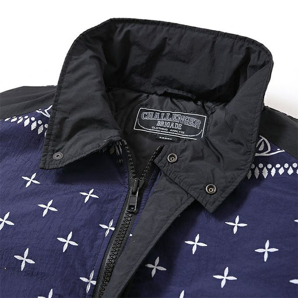 CHALLENGER - BANDANA 80's JACKET - NAVY