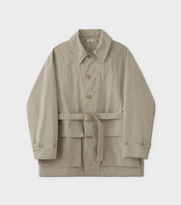 PHIGVEL - WAXED CLOTH HUNTER JACKET - S.BEIGE