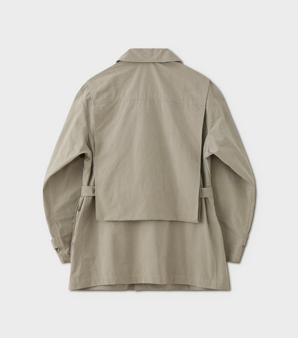 PHIGVEL - WAXED CLOTH HUNTER JACKET - S.BEIGE