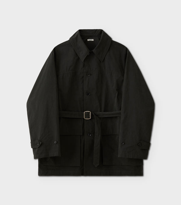 PHIGVEL - WAXED CLOTH HUNTER JACKET - GRAPHITE