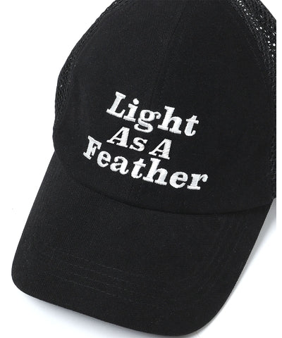 nonnative - DWELLER 6P MESH CAP "LIGHT AS A FEATHER" -BLACK
