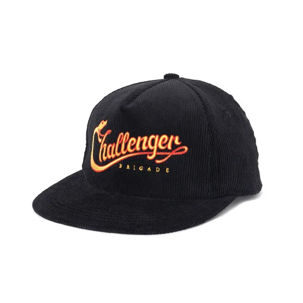CHALLENGER - SNAKING LOGO CAP - BLACK