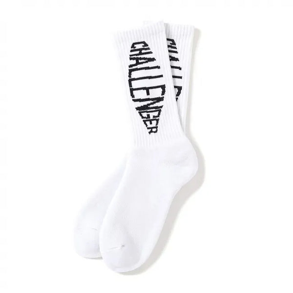 CHALLENGER - FISH LOGO SOCKS - WHITE