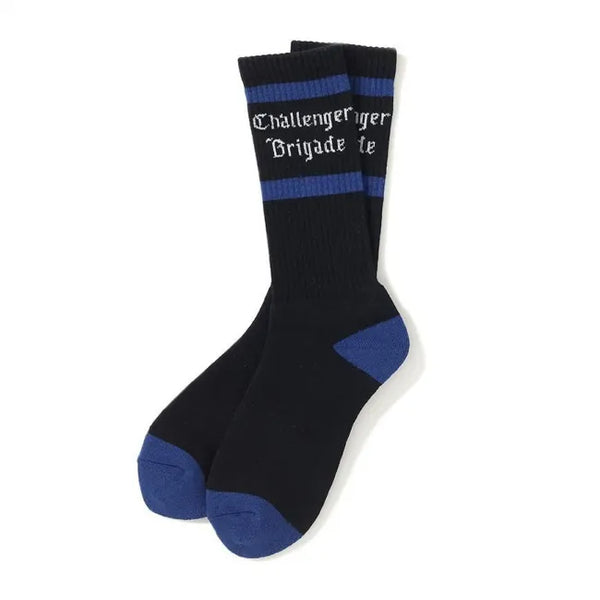 CHALLENGER - CLASSIC LOGO SOCKS - BLACK