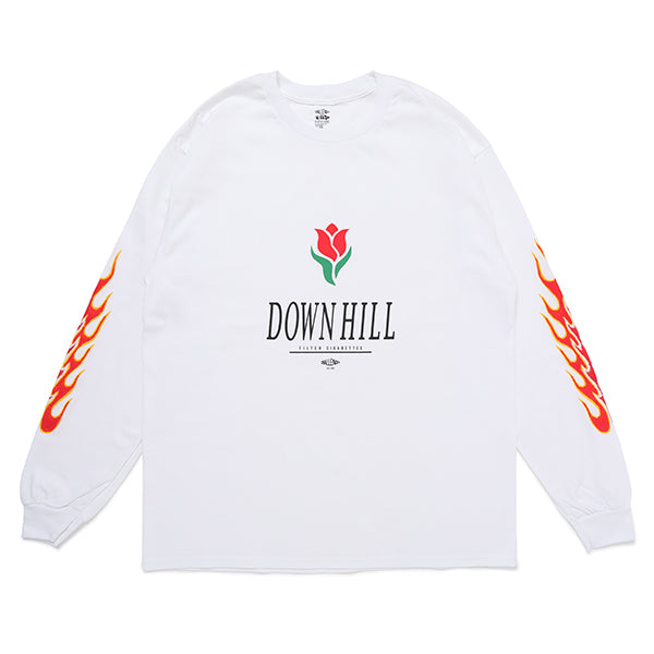 CHALLENGER （チャレンジャー）-L/S DOWN HILL TEE- WHITE – anemoscope