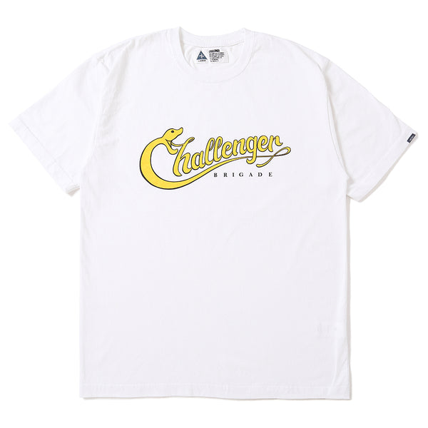 CHALLENGER - SNAKING TEE - WHITE