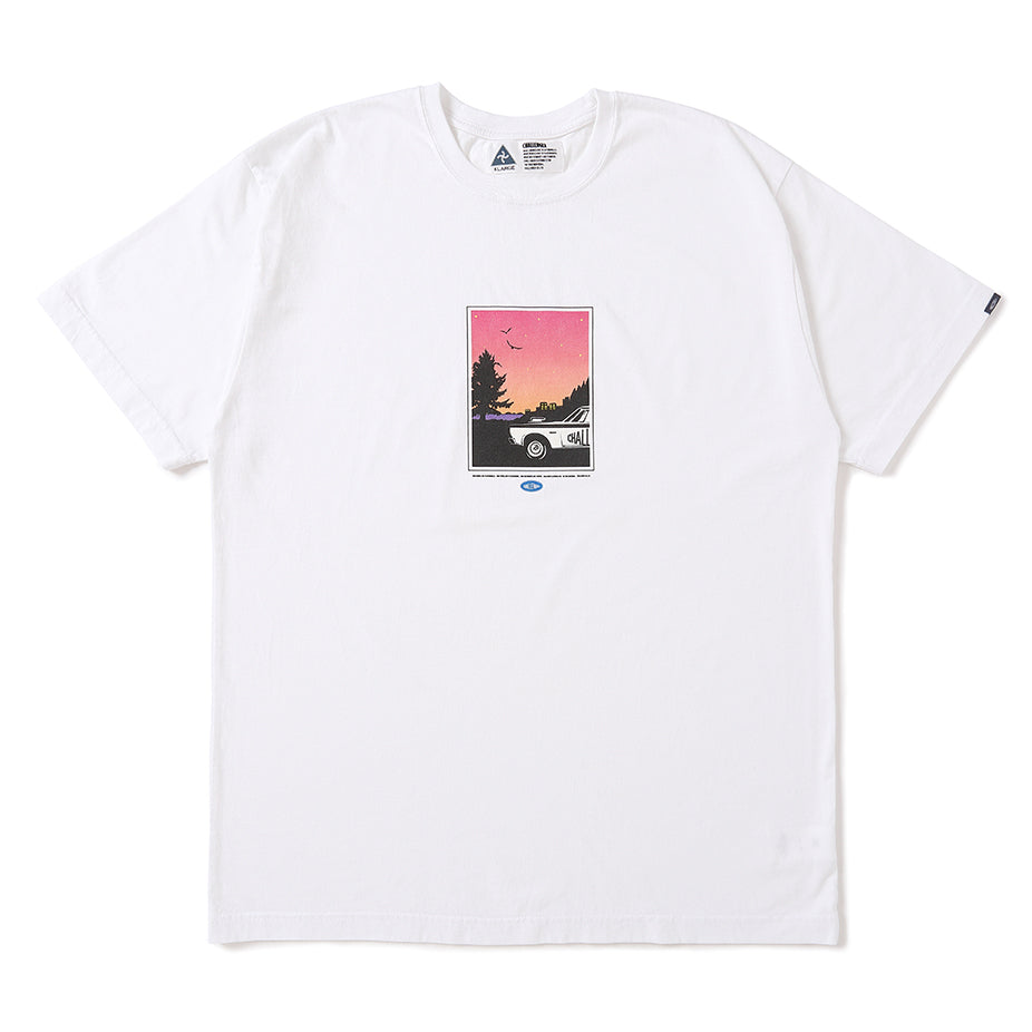 XL CHALLENGER チャレンジャー　RACING TEE　WHITE チャレンジャー CHALLENGER PATCH TEE WHITE | daze & easy