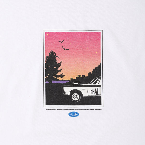 CHALLENGER - CRUISING TEE - WHITE
