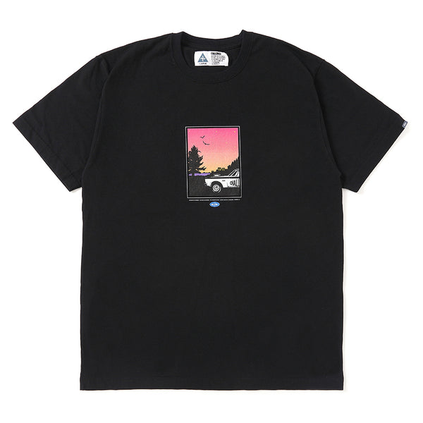CHALLENGER - CRUISING TEE - BLACK