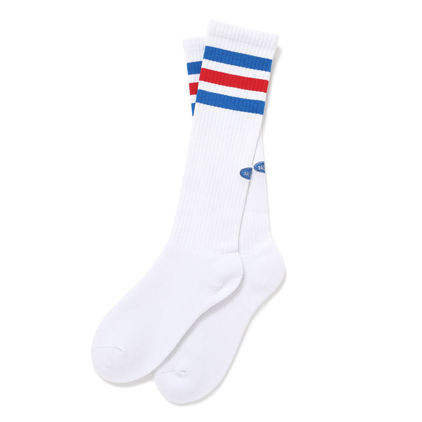 CHALLENGER - LINE SOCKS - WHITE