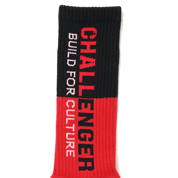 CHALLENGER -SAILOR SOCK -RED×BLACK