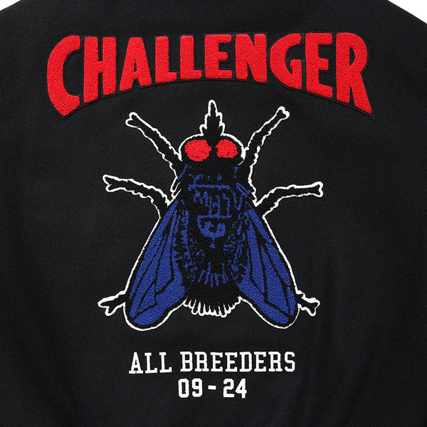 CHALLENGER - 15th VARSITY JACKET - BLACK