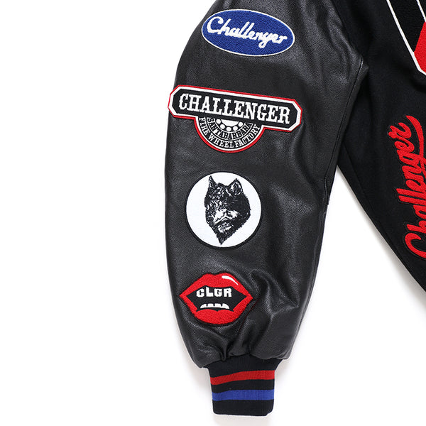 CHALLENGER - 15th VARSITY JACKET - BLACK