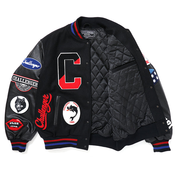 CHALLENGER - 15th VARSITY JACKET - BLACK