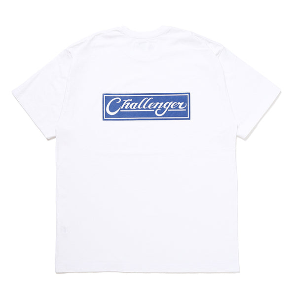 CHALLENGER -  BAR LOGO TEE - WHITE