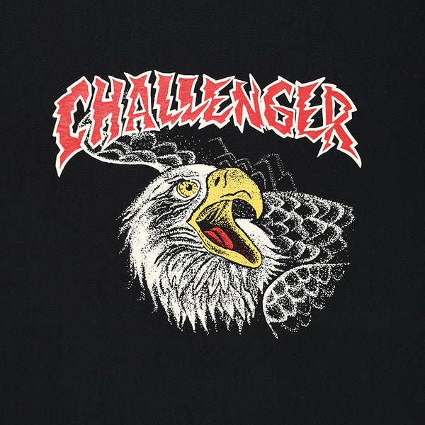 CHALLENGER - L/S EAGLE HEAD TEE - BLACK