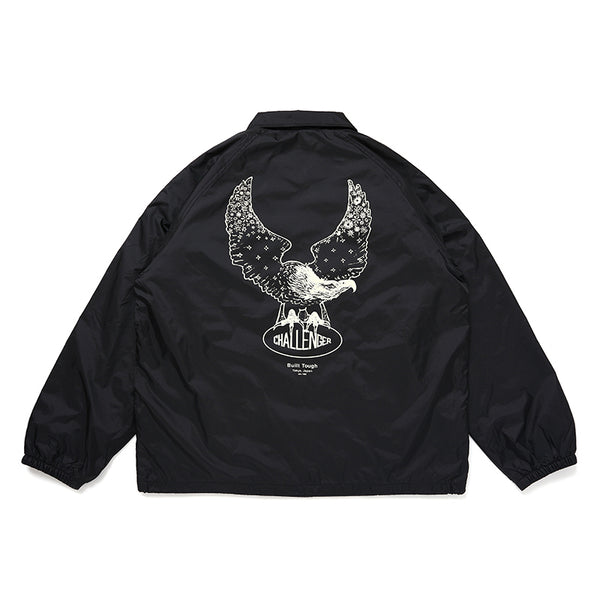 CHALLENGER - OVAL EAGLE COACH JACKET - BLACK