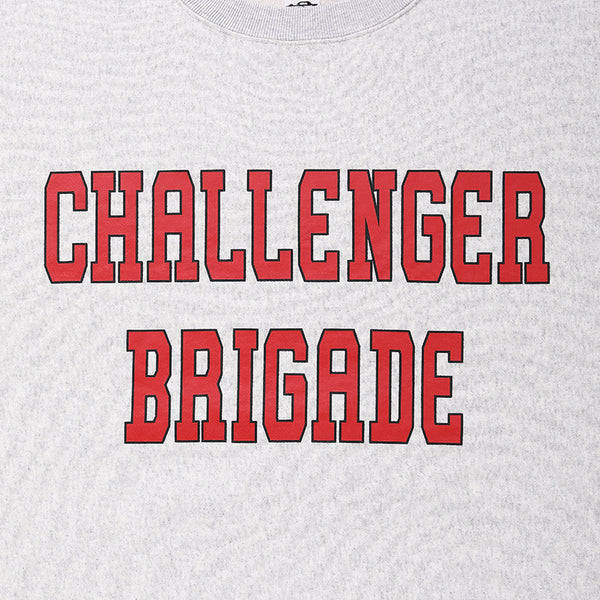 CHALLENGER - COLLEGE LOGO C/N SWEAT - GRAY