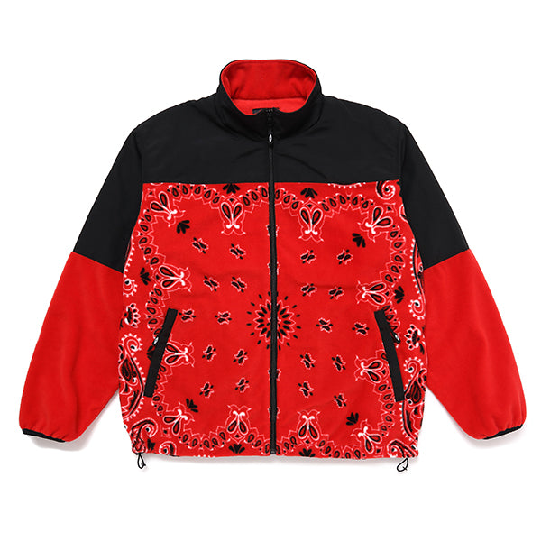 CHALLENGER - BANDANA FILED JACKET - RED – anemoscope