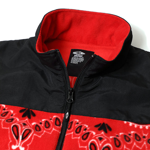 CHALLENGER - BANDANA FILED JACKET - RED – anemoscope