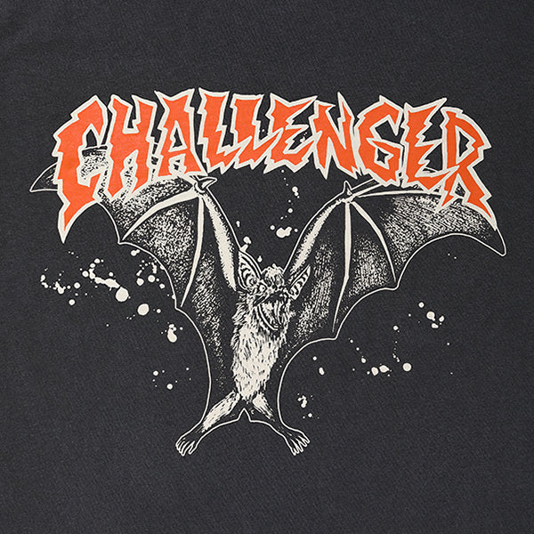 CHALLENGER - L/S BAT TEE - BLACK