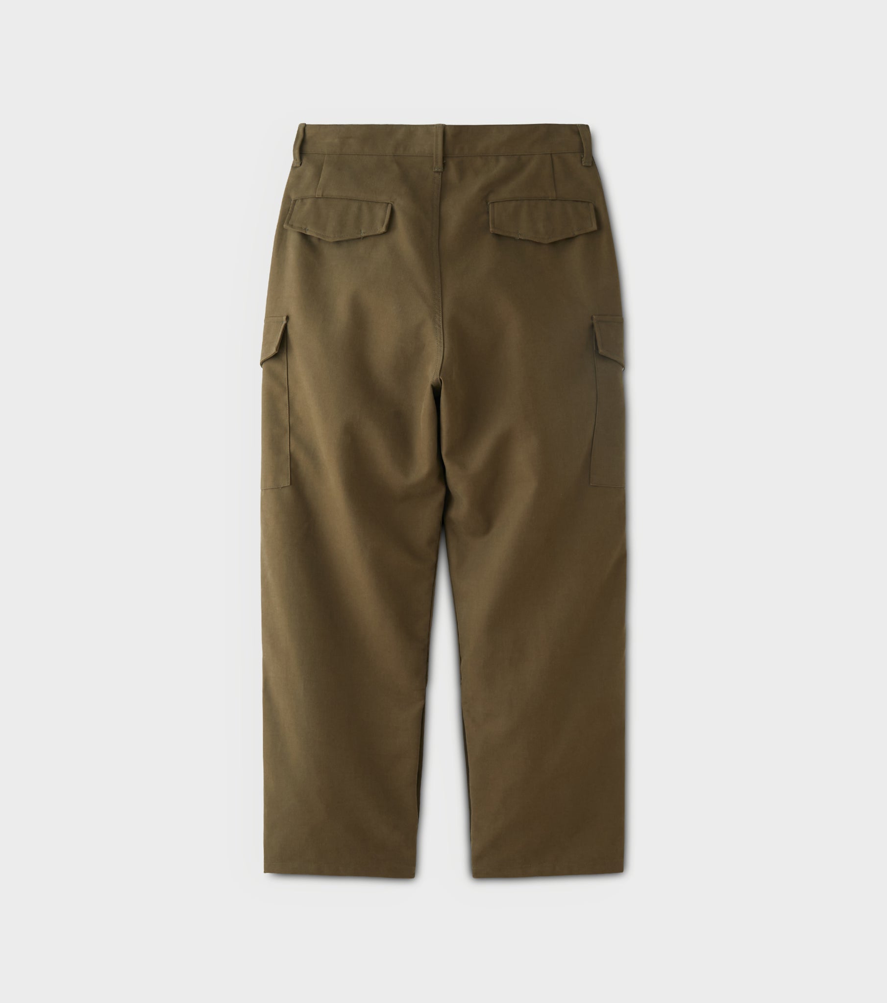 PHIGVEL - DOUBLE CLOTH CARGO TROUSERS - OLIVE – anemoscope