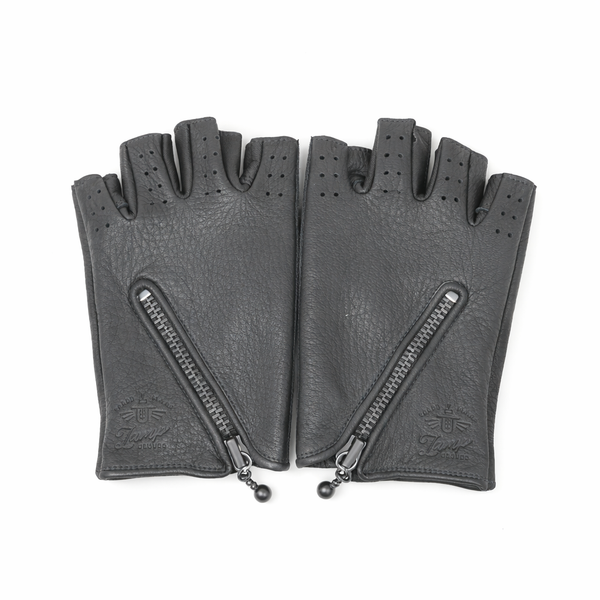 Lamp gloves -driving glove 【CUT】- BLACK×BLACK
