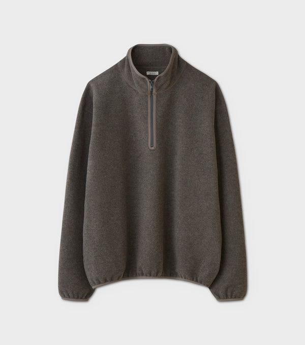PHIGVEL - PULLOVER FLEECE JACKET - B.GRAY