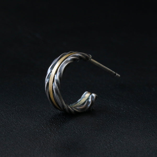 Rowan -twist earrings