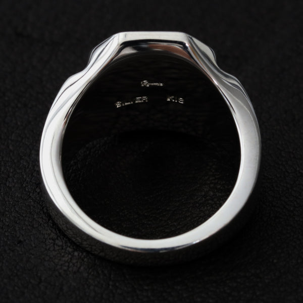 Rowan -signet ring【18K Nunome】