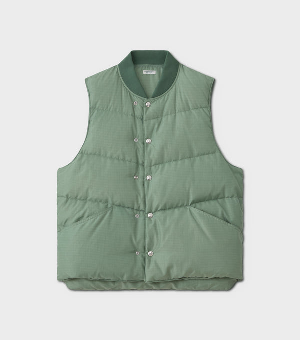 PHIGVEL -MOUNTAINEER DOWN VEST- S.GREEN