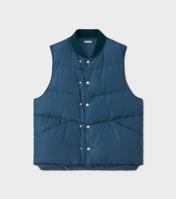 PHIGVEL -MOUNTAINEER DOWN VEST- CERULEA