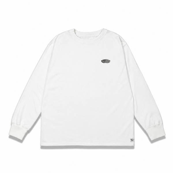 SUNSET BAY - ANCHORS L/S - WHITE 【LIMITED COLOR PLATE】
