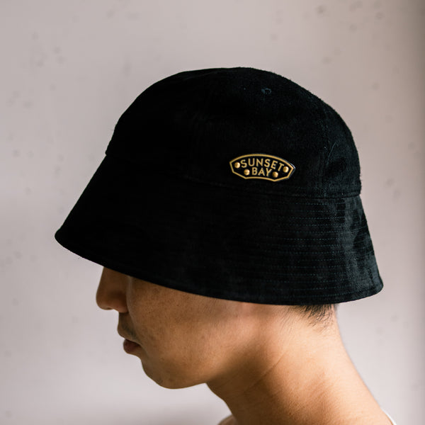 SUNSET BAY - MARINER - BLACK SUEDE