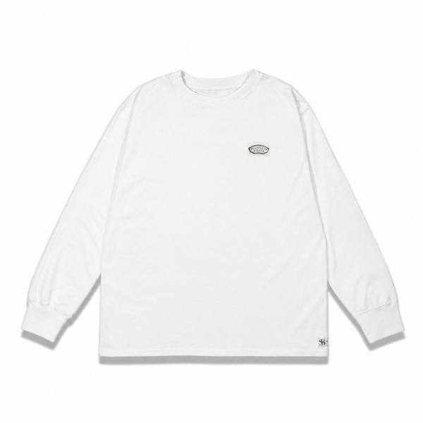 SUNSET BAY - ANCHORS L/S - WHITE 【LIMITED COLOR PLATE】