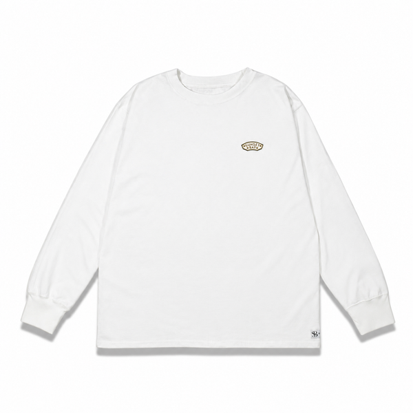 SUNSET BAY - ANCHORS L/S - WHITE 【LIMITED COLOR PLATE】