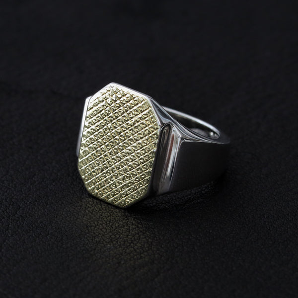 Rowan -signet ring【18K Nunome】