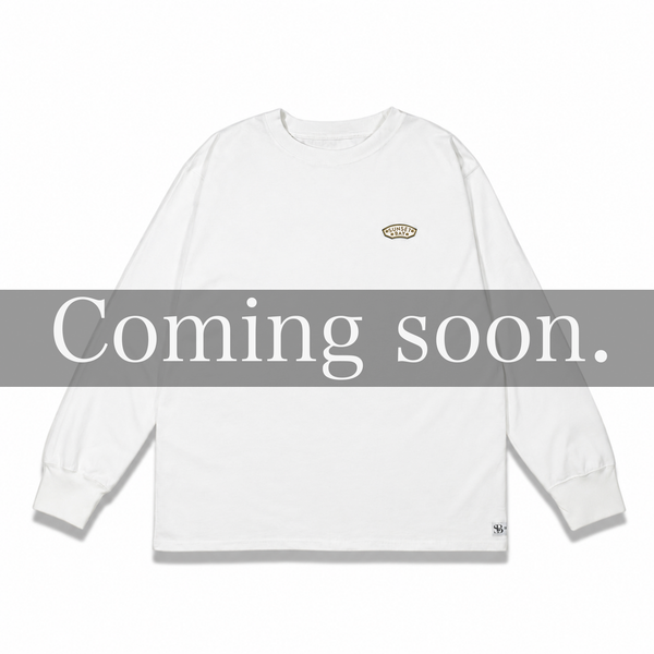 SUNSET BAY - ANCHORS L/S - WHITE 【LIMITED COLOR PLATE】