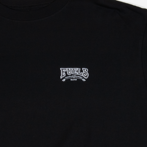 FUELS - S/S COASTAL SUPPLY TEE - BLACK