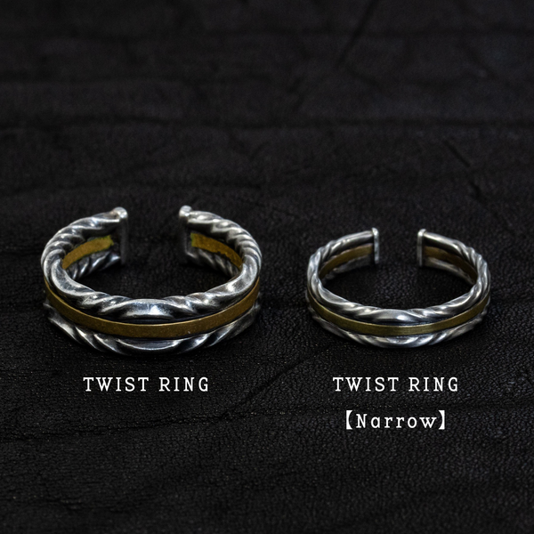 Rowan -twist ring【narrow】